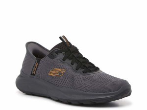スケッチャーズ メンズ スニーカー シューズ Hands Free Slip-Ins: Equalizer 5 Slip-On Sneaker - Men's Grey/Orange