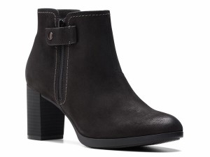 クラークス レディース ブーツ・レインブーツ シューズ Bayla Glow Bootie Black