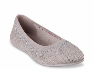 スケッチャーズ レディース パンプス シューズ Cleo 2.0 Flat Taupe