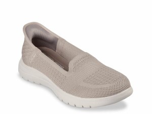 スケッチャーズ レディース スリッポン・ローファー シューズ Slip-Ins On the Go Flex Serene Slip-On Taupe