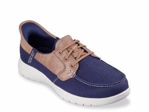 スケッチャーズ レディース スニーカー シューズ Hands Free Hands Free Slip-Ins: On-The-Go Flex Palmilla Sneaker Navy