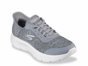 スケッチャーズ レディース スニーカー シューズ Hands Free Slip-ins Go Walk Flex Dacey Slip-On Sneaker - Women's Grey/White