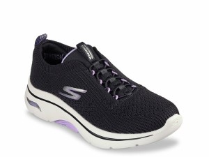 スケッチャーズ レディース スニーカー シューズ Go Walk Arch Fit 2.0 Sofia Slip-On Sneaker - Women's Black/Purple