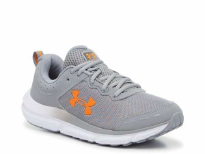 アンダーアーマー メンズ スニーカー シューズ Assert 10 Running Shoe - Men's Steel Grey/Atomic Orange