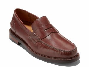 コールハーン メンズ スリッポン・ローファー シューズ Pinch Prep Penny Loafer Dark Brown