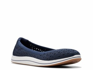 クラークス レディース スリッポン・ローファー シューズ Breeze Roam Slip-On Navy