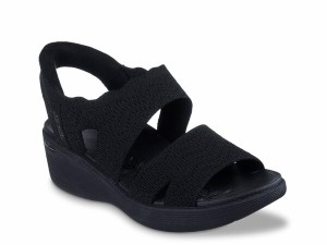 スケッチャーズ レディース サンダル シューズ Hands Free Slip-InsR Pier-Lite Slip On Sandal Black