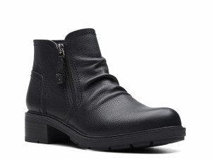 クラークス レディース ブーツ・レインブーツ シューズ Hearth Dove Bootie Black