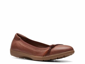 クラークス レディース パンプス シューズ Meadow Rae Ballet Flat Brown