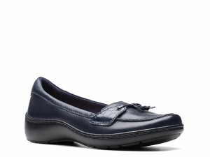 クラークス レディース スリッポン・ローファー シューズ Cora Haley Slip-On Navy