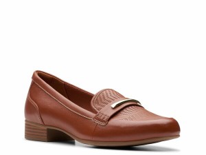 クラークス レディース スリッポン・ローファー シューズ Juliet Aster Loafer Cinnamon