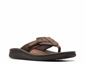 クラークス メンズ サンダル シューズ Wesley Sun Sandal Dark Brown