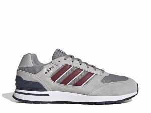 アディダス メンズ スニーカー シューズ Run '80s Sneaker - Men's Grey/Red