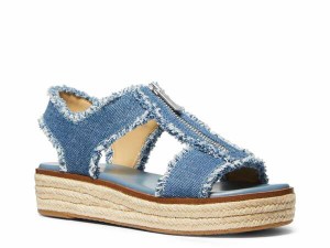 マイケルコース レディース サンダル シューズ Berkley Espadrille Wedge Sandal Blue