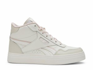 リーボック レディース スニーカー シューズ Court Advance Bold High-Top Sneaker - Women's Chalk White