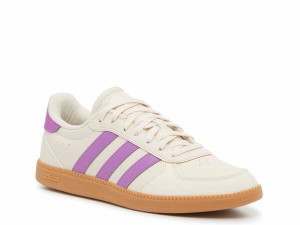 アディダス レディース スニーカー シューズ Breaknet Sleek Sneaker - Women's Cream/Purple