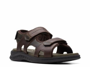 クラークス メンズ サンダル シューズ Walkford Walk Sandal Dark Brown