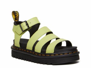 ドクターマーチン レディース サンダル シューズ Blaire Wedge Sandal - Women's Lime Green