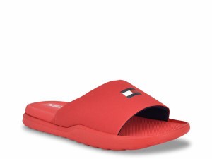 トミー ヒルフィガー メンズ サンダル シューズ Marmo Slide Sandal Red