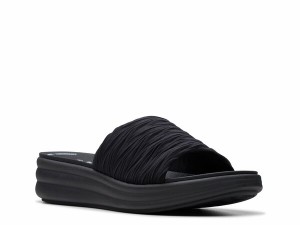 クラークス レディース サンダル シューズ Drift Petal Wedge Sandal Black