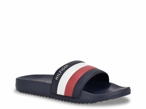 トミー ヒルフィガー メンズ サンダル シューズ Rozi Slide Sandal - Men's Dark Blue