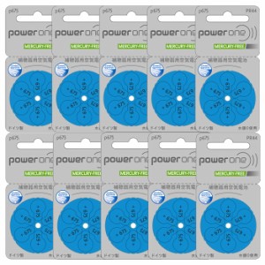 補聴器電池パワーワン (powerone) PR44(675) 10パック