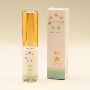 サーキュエッセンスNO.3 雅 みやび 5ml　協調力アップ　機能性香水　 香りのイメージはリナロエオイル、シダーウッドオイル、パインニー