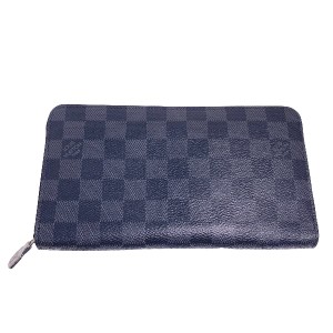 ダミエ・グラフィット ジッピー・オーガナイザー NMN60111 ルイヴィトン グラフィット 長財布  LV【SS】【中古】