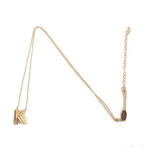 LV & ME NECKLACE モノグラム・エクリプス KM61066 ルイヴィトン ゴールド ネック LV【SS】【中古】