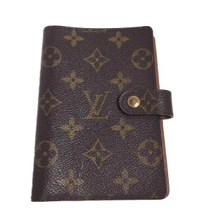 モノグラム アジェンダPMR20005 ルイヴィトン ブラウン 手帳カバー LOUIS VUITTON LV【SS】【中古】