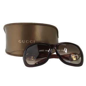 サングラス 60□14 120 87E02GG3044 グッチ ブラウン サングラス GUCCI【SS】【中古】