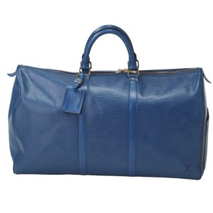 旅行バック  エピ  キーポル50M42965 ルイヴィトン トレドブルー ボストンバッグ LOUIS  LV【SS】【中古】