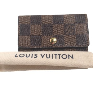 キーケース6本用 ダミエ ミュルティクレ6N62630 ルイヴィトン ブラウン キーケース LOUIS  LV【SS】【中古】