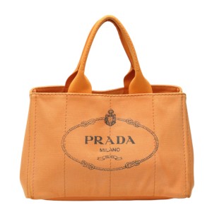 トートバッグ キャンバス カナパトートBN1877 プラダ オレンジ トートバッグ PRADA【SS】【中古】