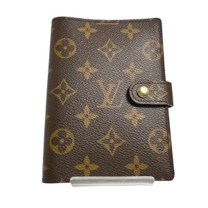 手帳ケース モノグラム アジェンダPMR20005 ルイヴィトン ブラウン 手帳カバー LOUIS VU LV【SS】【中古】