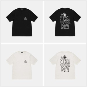 (ステューシー) STUSSY CROWN INTERNATIONAL TEE 1905043 T-SHIRT メンズ 半袖 Tシャツ ストック ロゴ stussy トップス コットンメンズ [