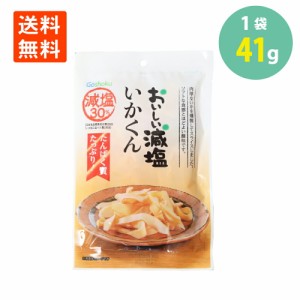 合食 おいしい減塩 いかくん 41g メール便 送料無料 いか燻製 いかくんせい おつまみ 珍味