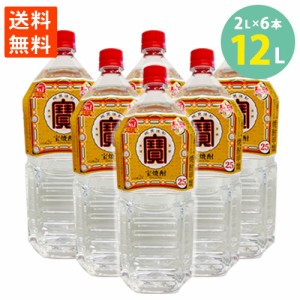 焼酎 宝酒造 宝 極上 樽貯蔵熟成酒３％使用 25％ 2L 6本セット 送料無料