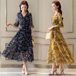 花柄 シースルー シフォン ワンピースの通販 Au Pay マーケット