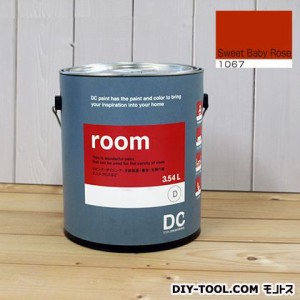 DCペイント かべ紙に塗る水性塗料Room(室内壁用ペイント) 約3.8L 【1067】Sweet Baby Rose 1点