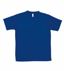 ATドライTシャツ M ブルー 150gポリ100%