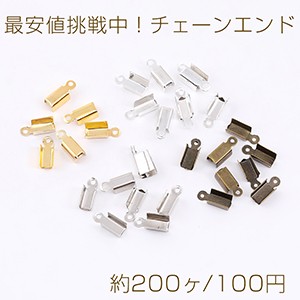 最安値挑戦中！チェーンエンド エンドパーツ ストリングエンドB 5×12mm（約200ヶ）