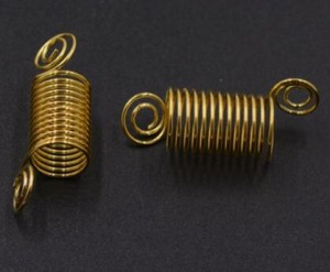 コイルパーツ 7×37mm アクセサリーパーツ ゴールド【50ヶ】