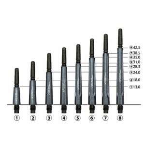 【大決算セール】ダーツ シャフト フィットシャフト カーボン ノーマルスピン パールブラック