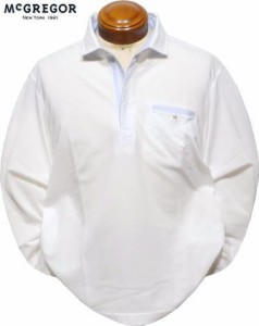 セール マクレガー 長袖ポロシャツ メンズ 111613105 家庭洗濯可 吸汗速乾 長袖シャツ L.LL