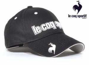 ルコックゴルフ キャップ メンズ QGBVJC00 UVカット 手洗い可 帽子 2023年モデル フリー