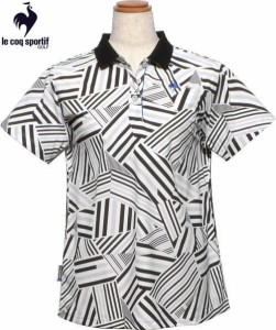 ルコックスポルティフ レディース 半袖ポロシャツ QGWXJA13 サンスクリーン クーリング効果 ストレッチフォーサー UVカット 半袖シャツ 2