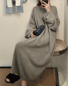 グレー ニット ワンピース 韓国の通販 Au Pay マーケット
