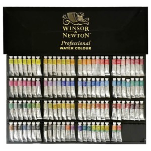 ウィンザー＆ニュートン プロフェッショナル ウォーターカラー 全108色セット 5ml 【 絵具 絵の具 水彩 高級 ウィンザー ニュートン 】