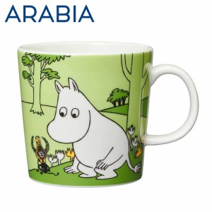 ARABIA アラビア Moomin ムーミン マグ ムーミン グラスグリーン 300ml Moomintroll grass-green マグカップ